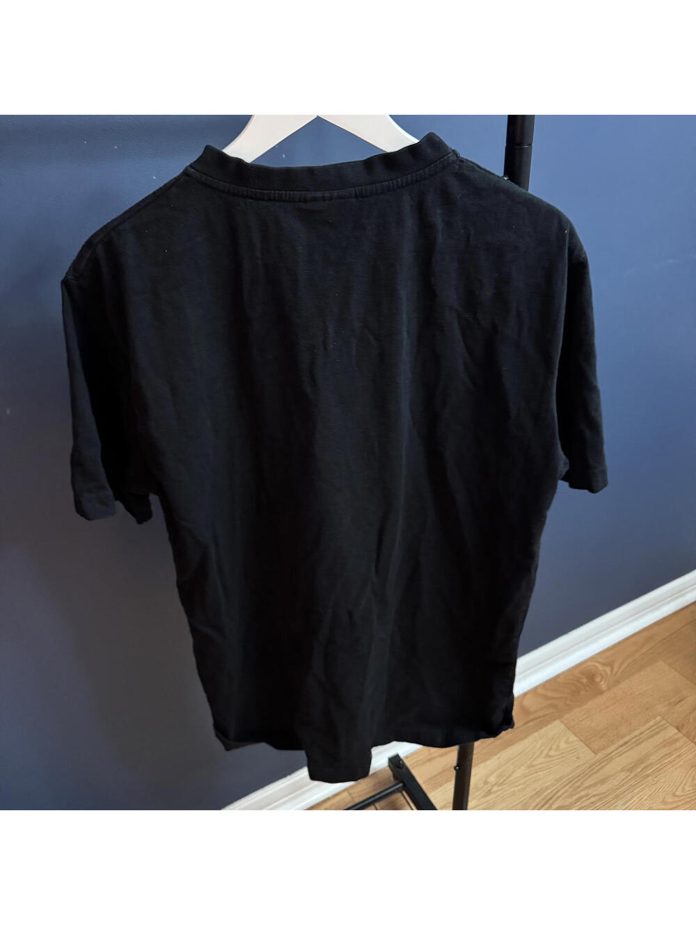 Harley Davidson Henley Shirt Black Short Sleeve Cotton Mens Medium - Picture 4 of 7